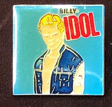 VINTAGE BILY IDOL ROCK'N'ROLL PIN WHITE WEDDING DANCING WITH MYSELF REBEL YELL