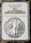 2013 W American silver eagle MS70