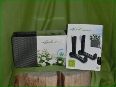 Lechuza Balconera Cottage 80 granit kompl. inkl.Kunststoff - Halter