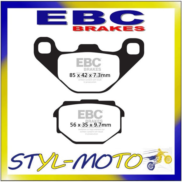 FA173 BeläGe Organisch Aramid Hinten EBC Beta 125 Jonathan 2002-2005-image