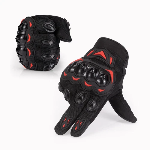 Motorradhandschuhe Touchscreen Motorrad Radfahren Vollfinger Handschuhe Atmungsaktiv - Bild 12 von 14