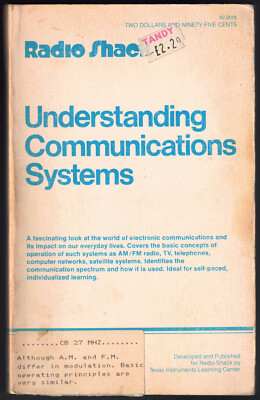 Understanding Communications Systems Radio Shack Texas Instruments Cannon Luecke