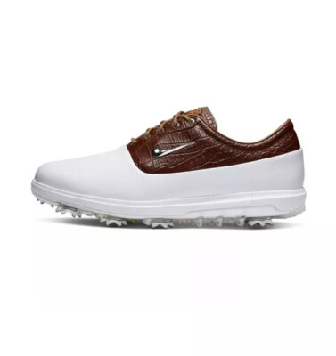 Nike Air Zoom Victory Tour White Chrome Brown Golf Shoes AQ1479