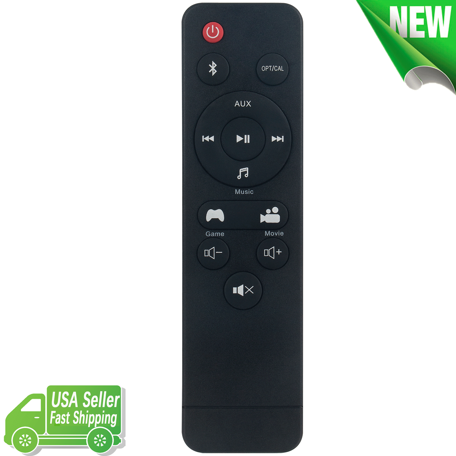 Replace Soundbar Remote Control for ONN Sound Bar 100008045 100024201 100002635-image