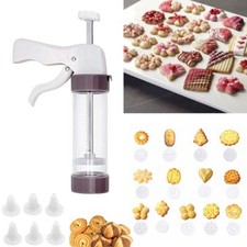 Macchina Pistola Per Biscotti Plastica Siringa Dolci Formine Sparabiscotti 20 pz