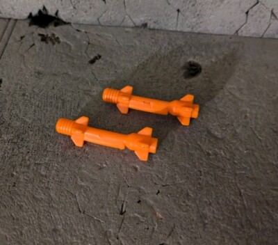 TMNT TEENAGE MUTANT NINJA TURTLES MISSILE SET LOT APRIL NINJA NEWS CYCLE EX