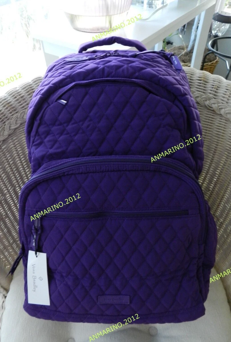 Vera bradley sales backpack solid color