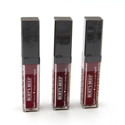3 BURTS BEES Liquid Lipsticks 812 