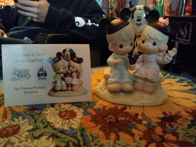 PRECIOUS MOMENTS HAPPINESS IS THE BEST SHARED TOGETHER DISNEY