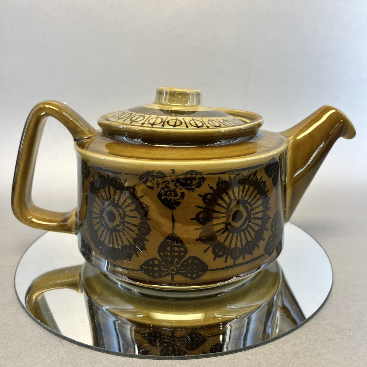 Mid Century Modern Vintage STAVANGERFLINT Norway Green Pottery