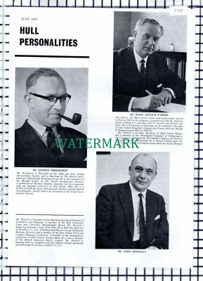 (7195) Sydney Wrightson Basil Arthur Parkes John Howlett Hull - 1965 Steckling