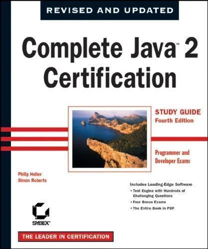 Complete Java 2 Certification(Programmer and Developer Exams) by ...