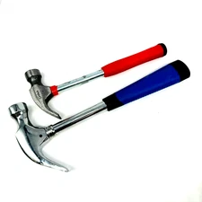 2 Pcs Pro Stormer and Unbranded Curved Claw Hammer Hand Tool Equipment Set