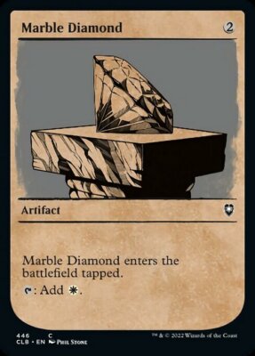 MTG Baldur's Gate SHOWCASE C Marble Diamond #446 PLAYSET 4x x4