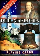 Philadelphia with Liberty Bell Souvenir Playing Cards