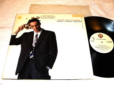 David Van Tieghem ''These Things Happen'' 3-versions,1984 Synth Pop,12'' Single,VG+