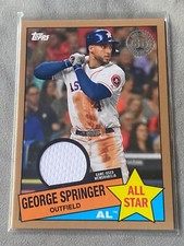 2020 Topps Series 2 1985 All Star Relic #85ASR-GS George Springer /50