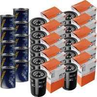 10X Original Mahle / Knecht ÖLfilter OC 54 + 10X SCT Motor Flush MotorspüLung