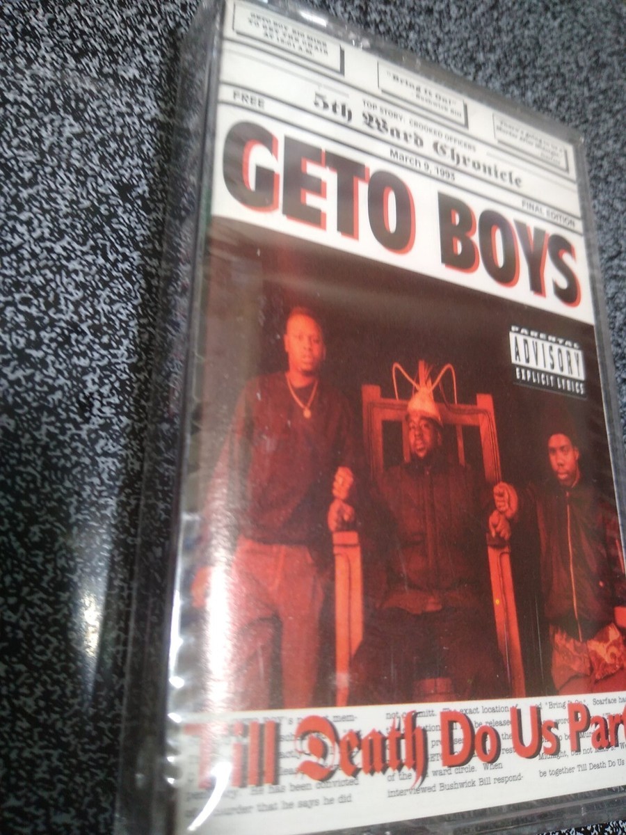 GETO BOYS Till Death Do Us Part SEALED Rap-A-Lot Records Tape