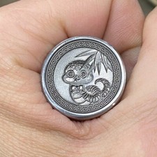 3D Snake Pattern Design Steel Metal Stamp Jewelry Embossing Punch Tool Press