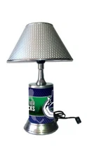 NHL Vancouver Canucks table lamp with shade, desk lamp