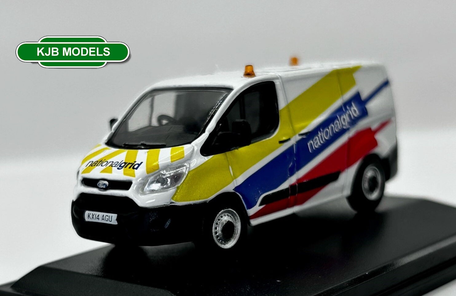 BNIB OO GAUGE Oxford Diecast 1:76 76CUS004 Ford Transit Custom National Grid