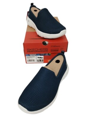 NEW Skechers Women's Go Walk Joy Sneaker NAVY/WHITE SIZE: