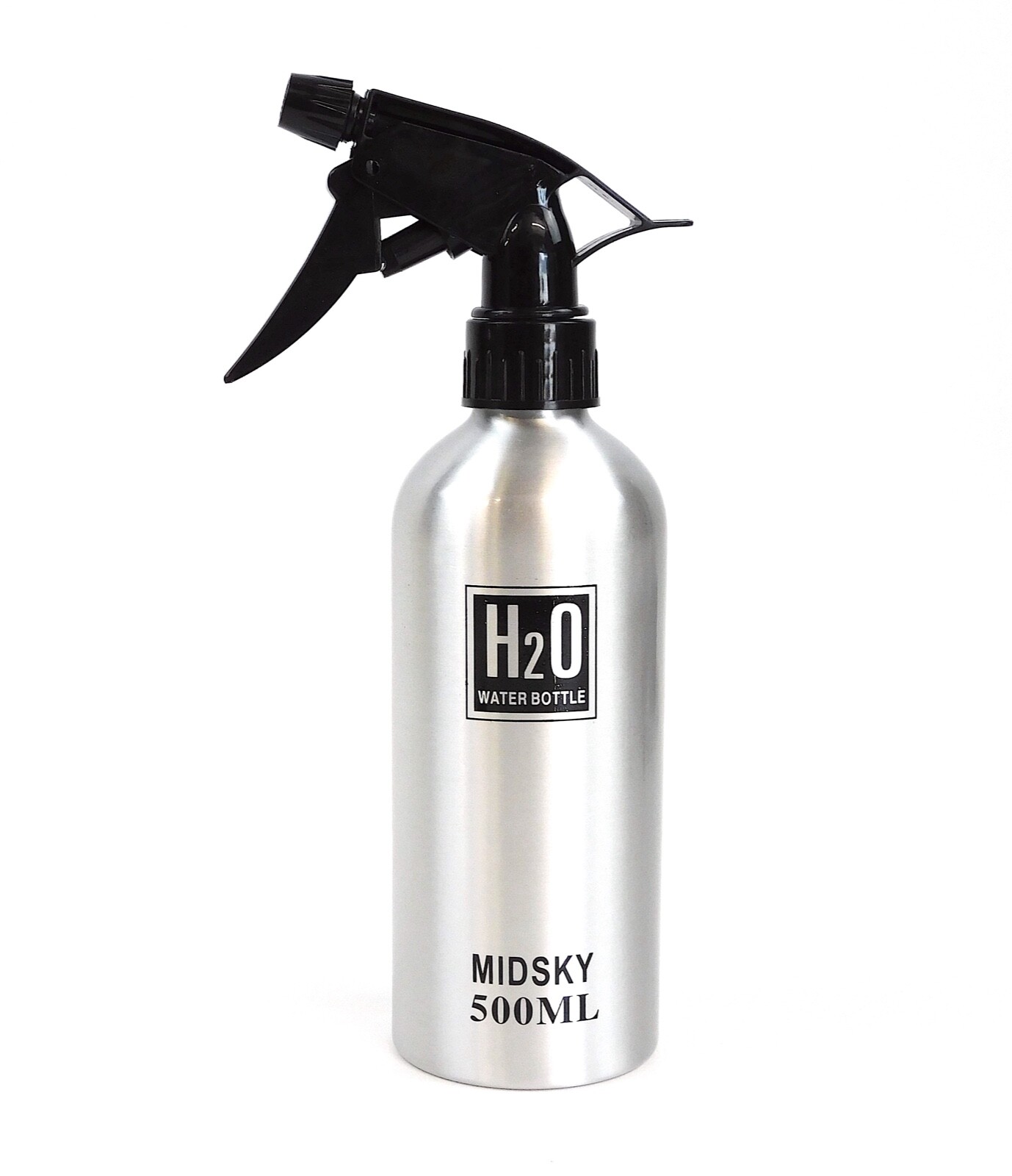 Hair Salon Aluminum Spray Water Bottle (Silver)