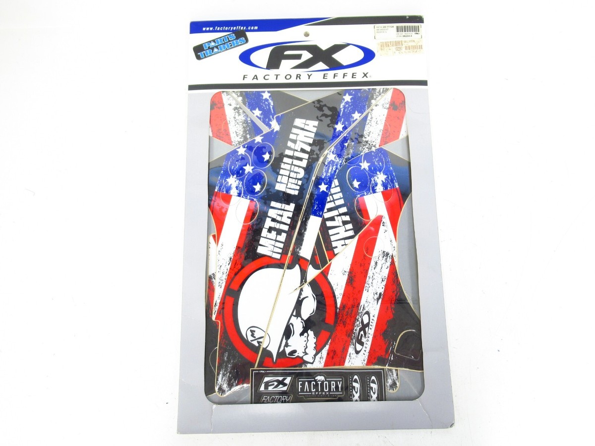 Factory Effex Metal Mulisha Graphics Kit Kawasaki KX250F 2009-2012