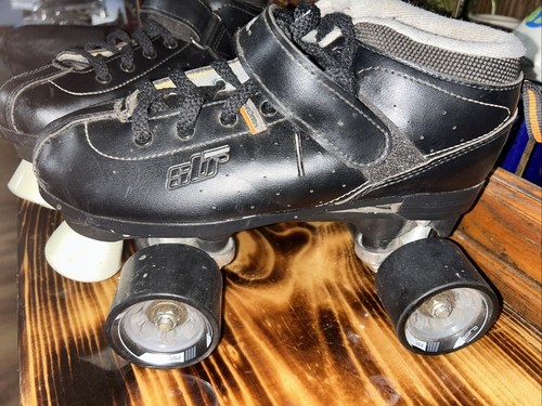 Roller Derby STR Seven Herren Quad Rollschuhe Speed Skates Herren Größe 7 schwarz/grau - Bild 4 von 7