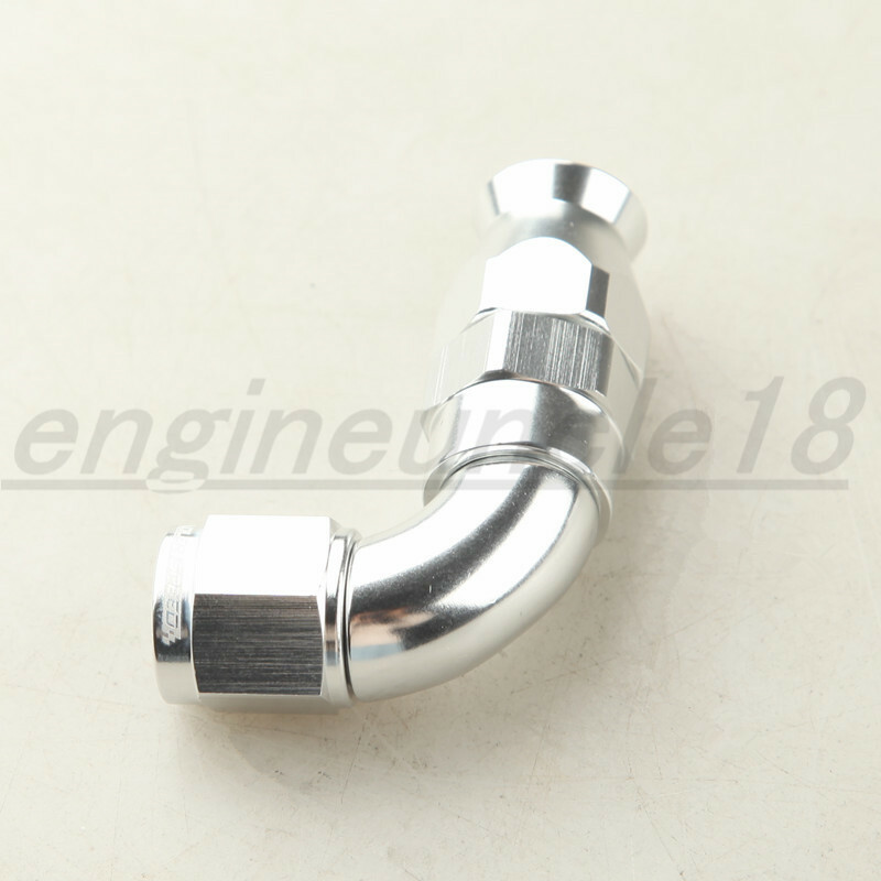 Black Aluminum Adapter AN6 90-Degree Swivel Elbow Fitting - Female To Female, For Fuel Or Oil Lines 6AN Fuel Line Fitting - Foto 7