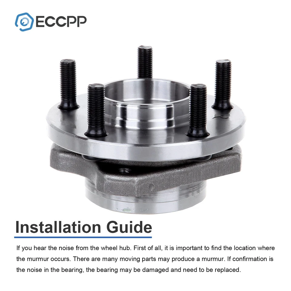 Pair Front Wheel Hub Bearings For Dodge Grand Caravan Chrysler Town & Country - Изображение 4 из 4