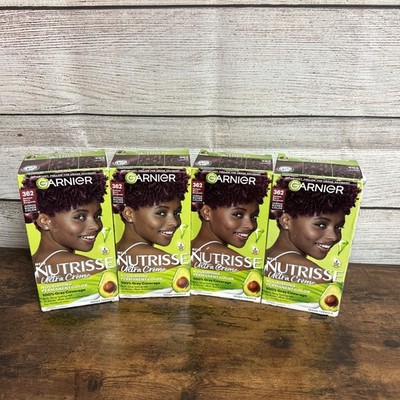 Garnier Hair Color Nutrisse Nourishing Creme 362 Dark Berry Raspberry Jam 4X Lot
