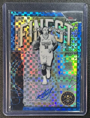 AARON GORDON 2025-26 TOPPS FINEST #FAU-AG AUTO BLUE X-FRACTOR 90/99 NUGGETS