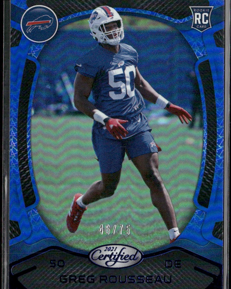 Greg Rousseau 2021 Panini Certified 156 NM