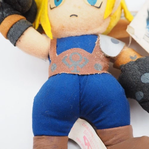 JK60 JUNK Final Fantasy VII  Cloud Strife Banpresto 1997 Plush 7" Toy Doll Japan image 11