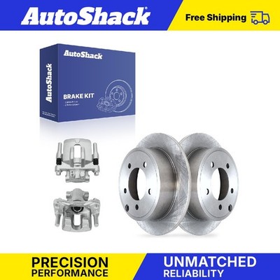 Rear Brake Rotors Calipers for Jeep, Patriot 2007-2017, 4WD FWD L4 2.0L 2.4L