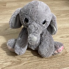 Aurora Plush Elephant Kids Small Grey Shaggy Soft Stuffed Animal Toy 2017