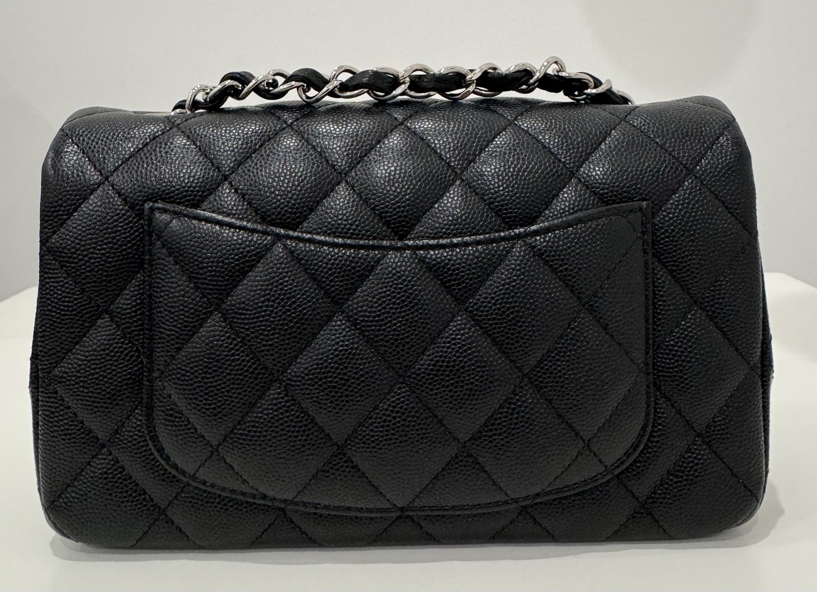 EUC Authentic Chanel Mini Rectangular Caviar Blac… - image 3