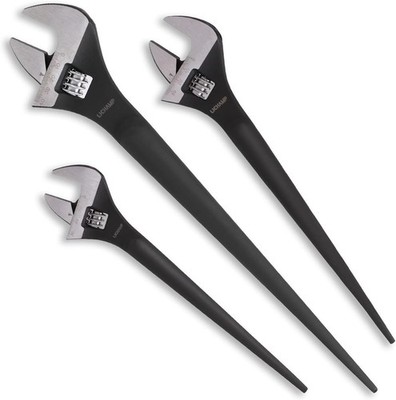 Lichamp 3-Pack Adjustable Construction Spud Wrench Set 10 12 16 Inches