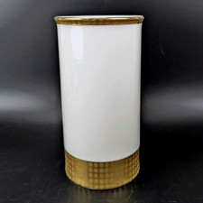 Thomas Porzellan Vase Serie Nickelgold Richard Scharrer Design 60er 70er Jahre