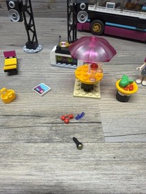 Lego Friends Pop Star Tour Bus 41106 Incomplete Set No Box Or Book  Read !!!
