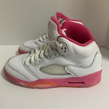 Nike Air Jordan 5 Retro PS 'Pinksicle' Shoes Sneakers 440893-168 Youth Size 4