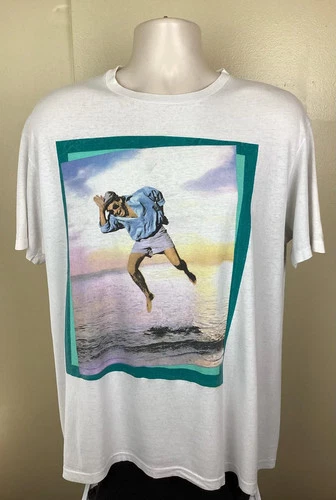 Jimmy Buffett Hot Water Tour Concert T-Shirt White 1980s vintage concert t-shirt, vintage, size XL, single stitch, B+ condition