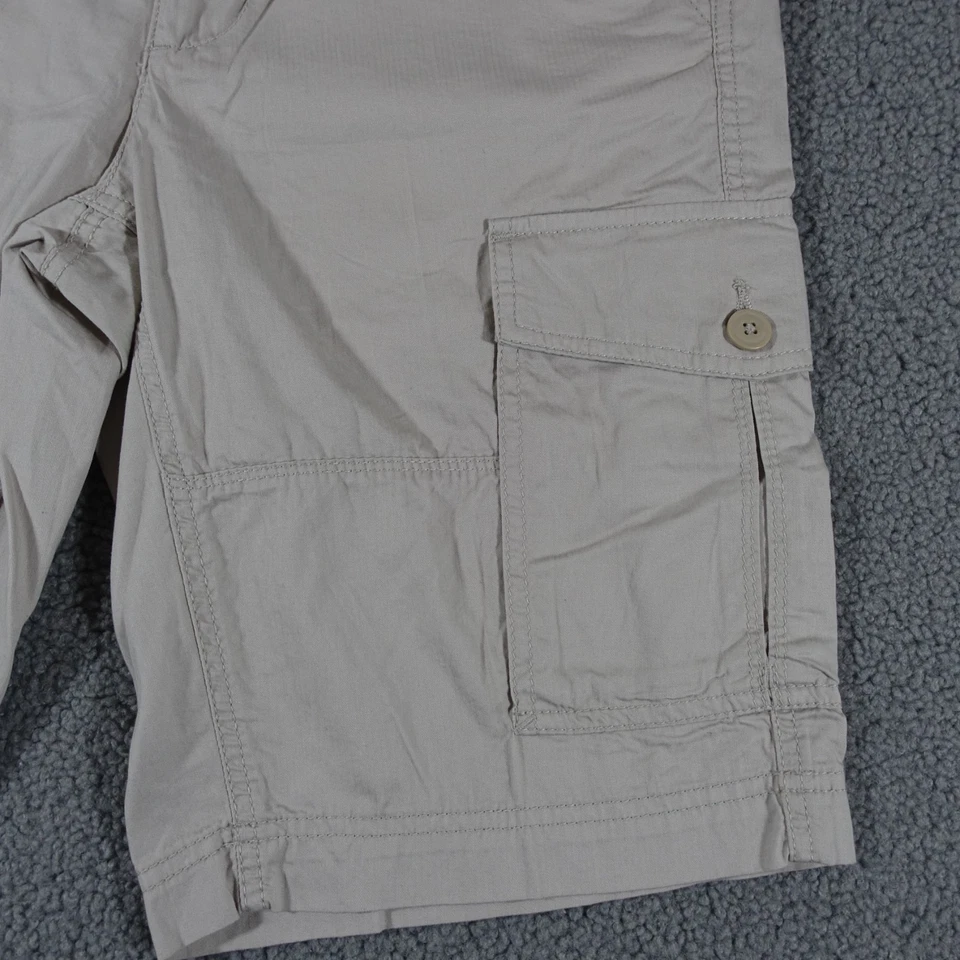 Sonoma Cargo Shorts Men 30 Lightweight Cotton Color is Silver Lining NWT - Image 4 of 4