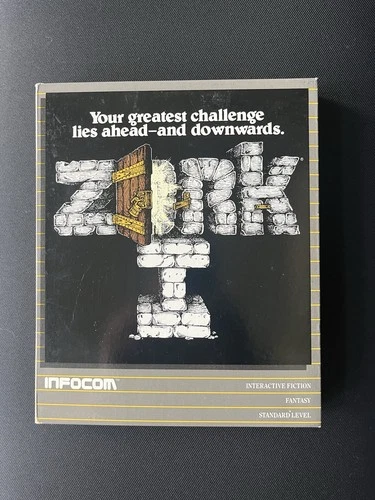 ZORK I Interactive Fiction Fantasy Game Apple II, Macintosh, Atari, Commodore 64