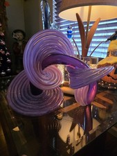 Thomas Buechner III Heechee Vitrix Art Glass  Signed 17" Long 12" Tall