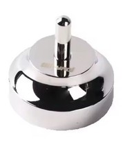 YAQI Chrome Stainless Steel Base Storage Stand Shaving Safety Razor W Base hole
