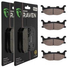 2 Kit plaquettes frein Av Ga et Av Dr Pour Yamaha FZ6 600 Fazer de 2004 à 2006