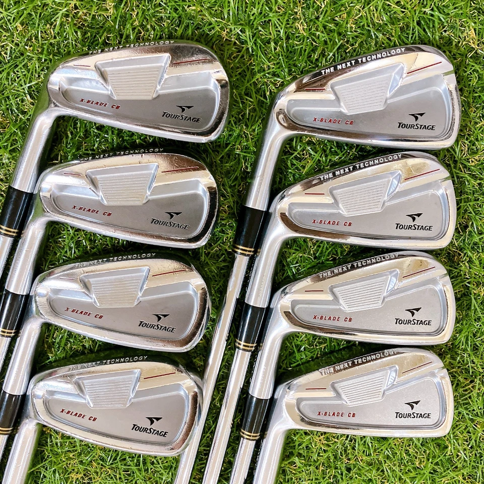 BRIDGESTONE X-BLADE CB Men's Golf Iron Set 8pcs Stiff Left-handed From Japan - Image 2 of 4